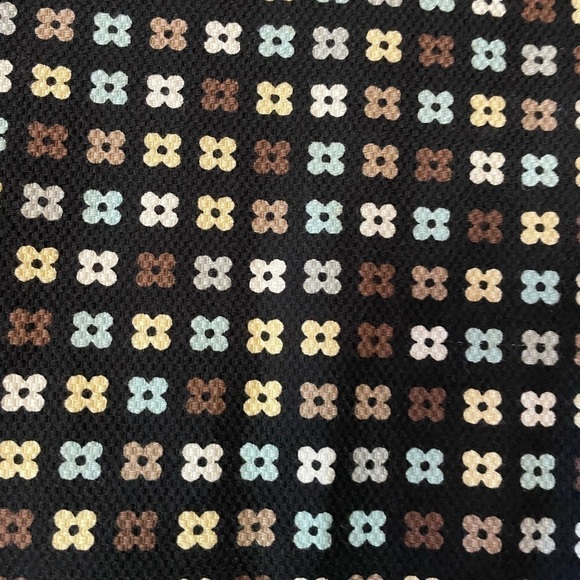 Dema geometric A-line skirt square floral printed circle skirt - Picture 8 of 9